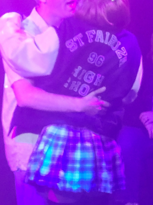 Jacket saying St Fairuza High School