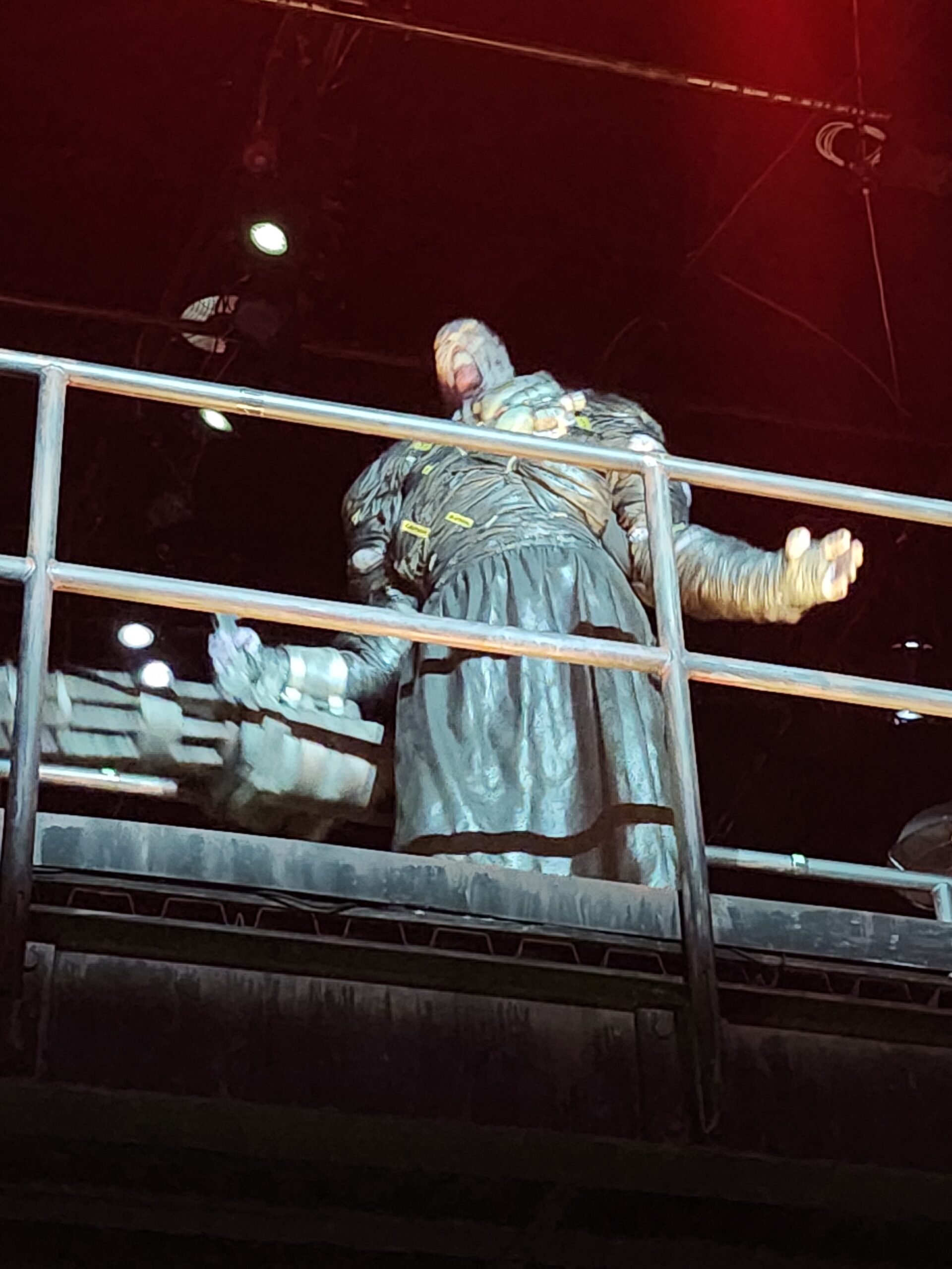 Monster from one of the Resident Evil Movies